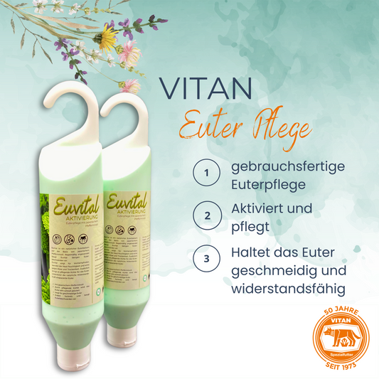 Euvital – Euterpflege mit japanischem Pfefferminzöl für gesunde und geschmeidige Küheuter, 500 ml