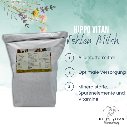 Premium Fohlenmilch – Milchersatzpulver für gesunde Entwicklung und starke Fohlen