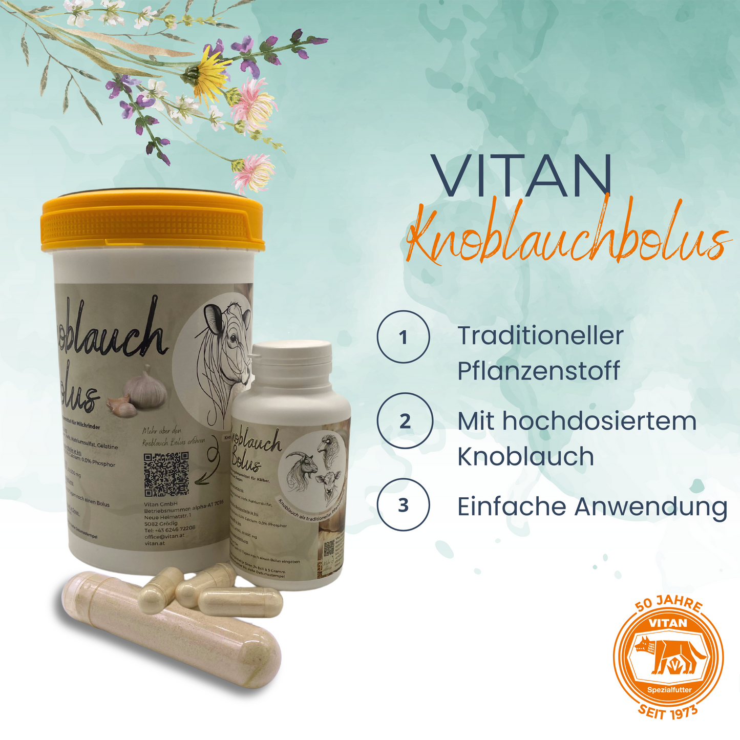 Knoblauch Bolus