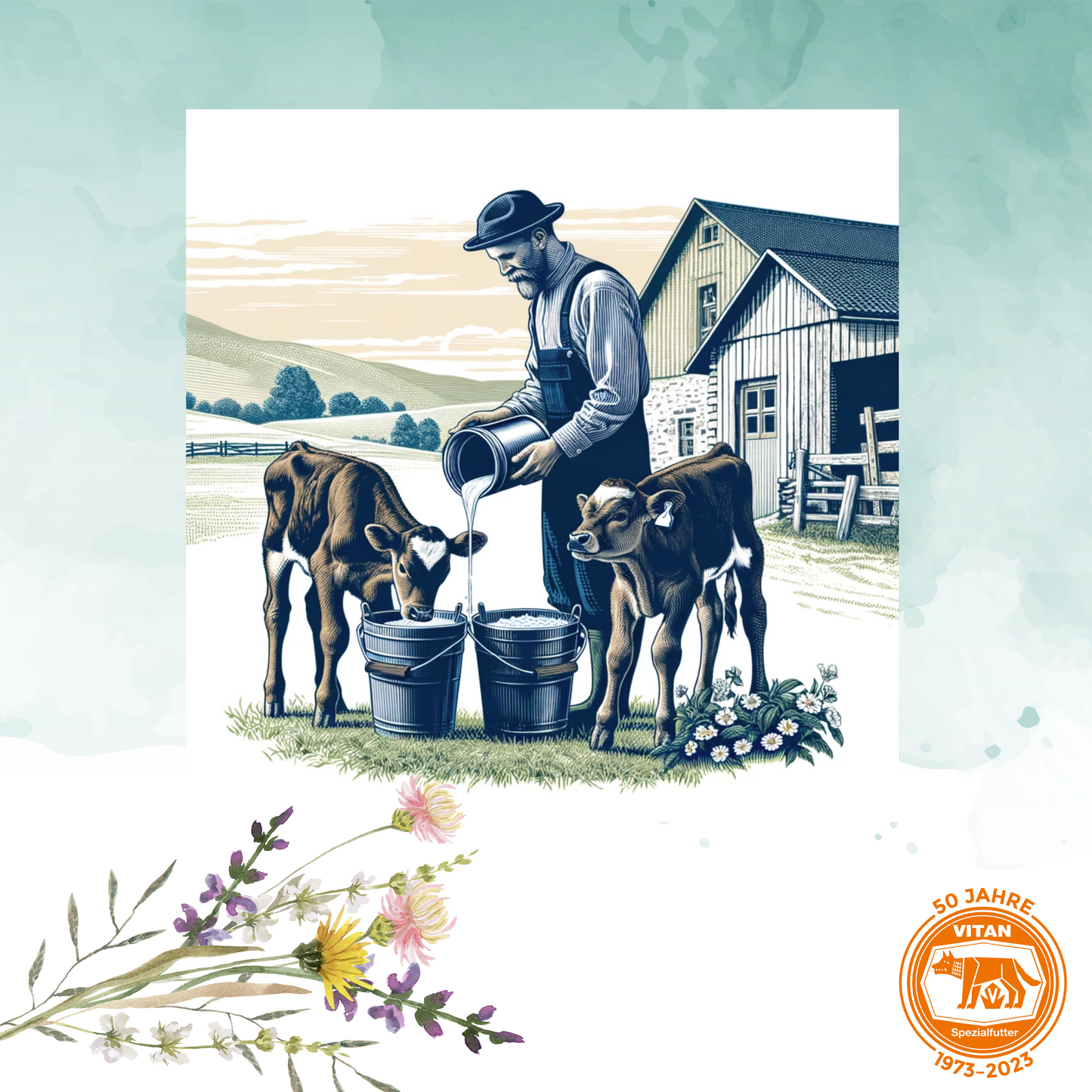 Vitan Sauermilch – Ergänzungsfuttermittel zur Unterstützung der Kälbergesundheit (bio tauglich)