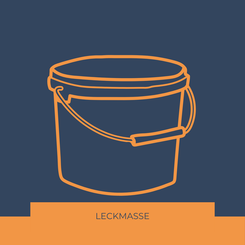 Leckmasse