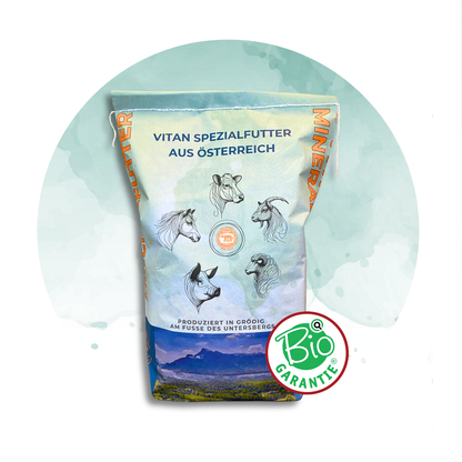 VITAN Hefe mineral– Mineralfutter mit Hefe für beste Fresslust, 25 kg (bio tauglich)