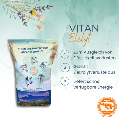 Vitan Elelyt – Elektrolytversorgung für Kälber
