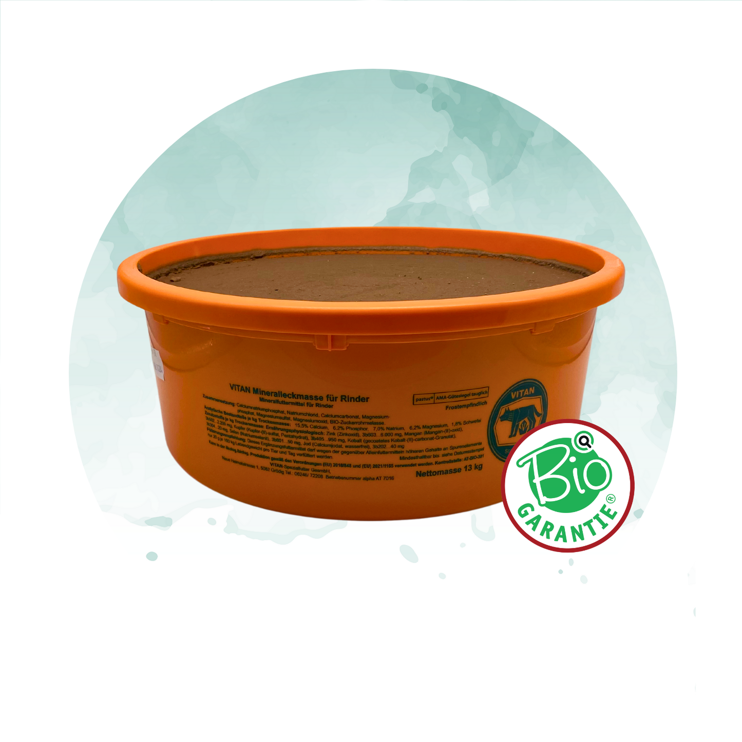 Mineralleckmasse für Schafe – Kupferfreie Ergänzung zur Nährstoffversorgung (bio tauglich), 13 kg