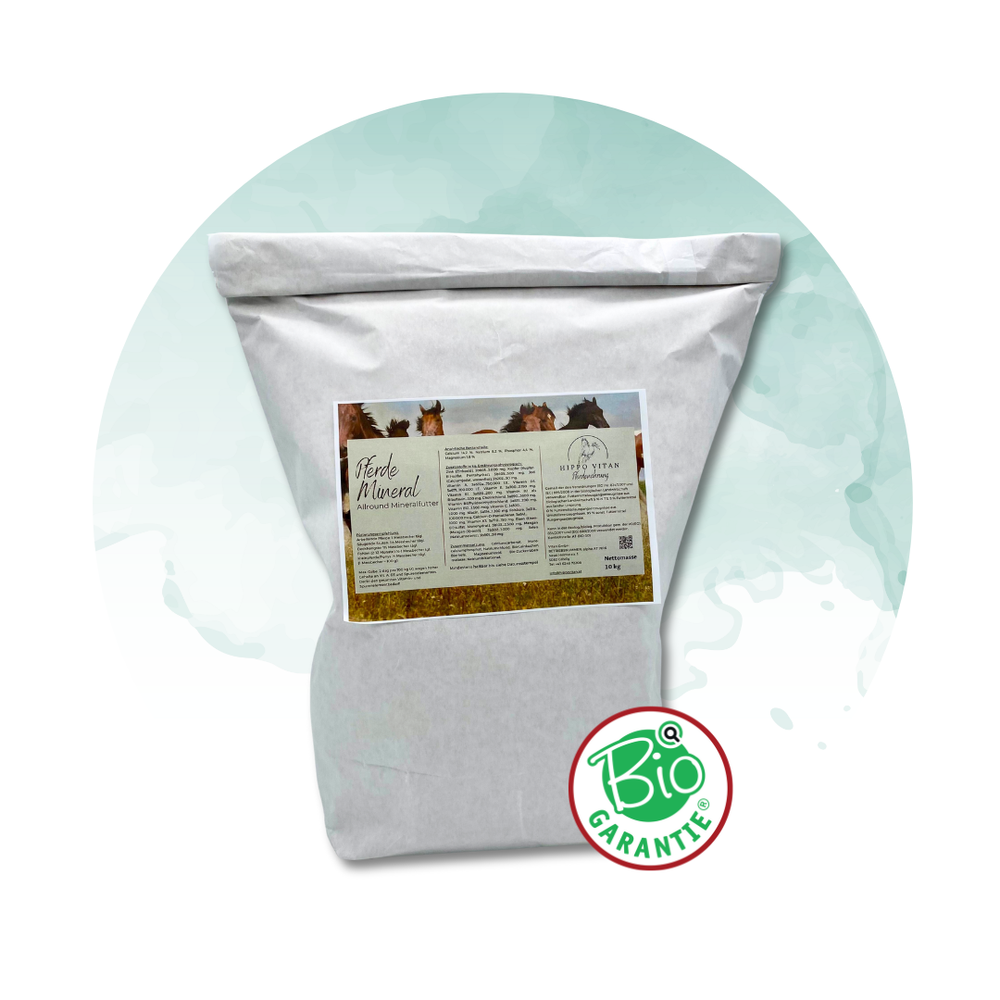 Mineralfutter für Pferde – Starke Knochen, glänzendes Fell und gesunde Hufe (bio tauglich)