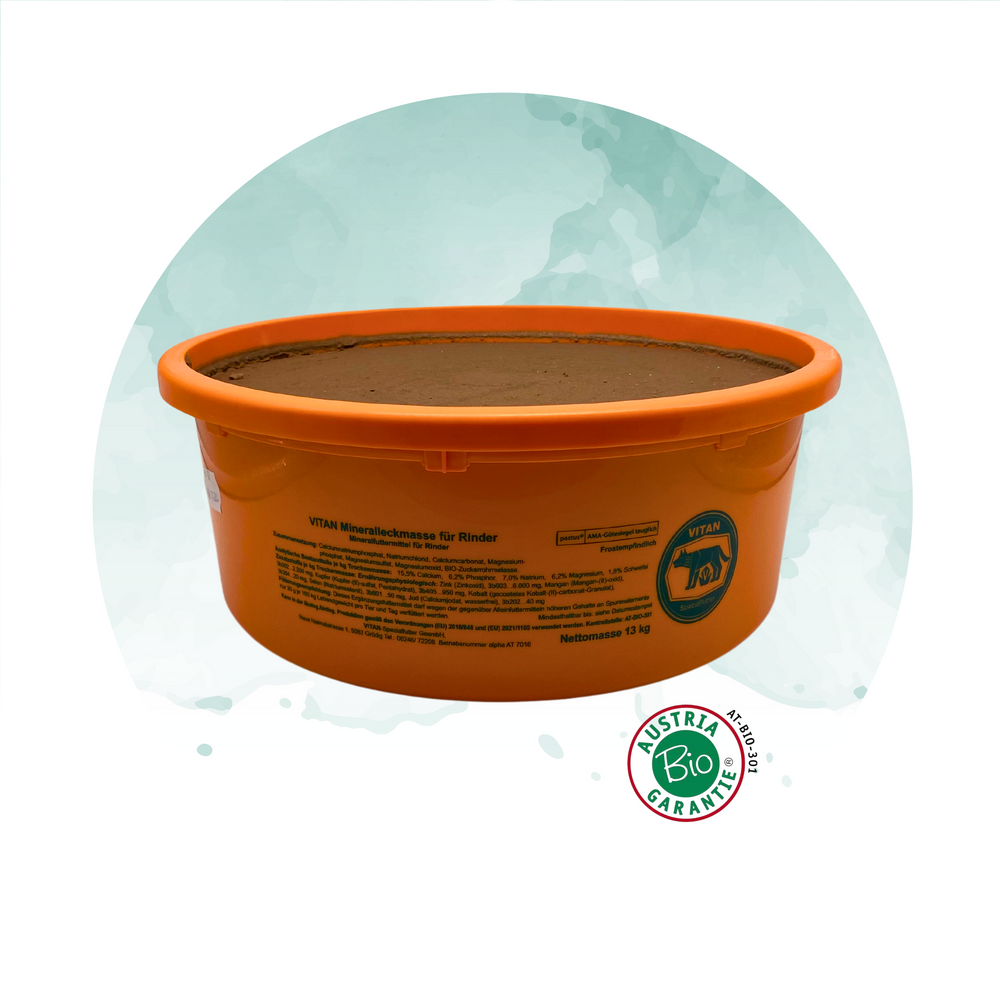 Vitan Mineralleckmasse für Schafe (bio tauglich), 13 kg